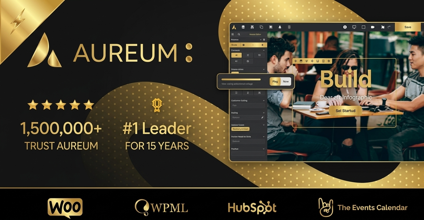 Plantilla AUREUM — Luxury / Corporativo dorado