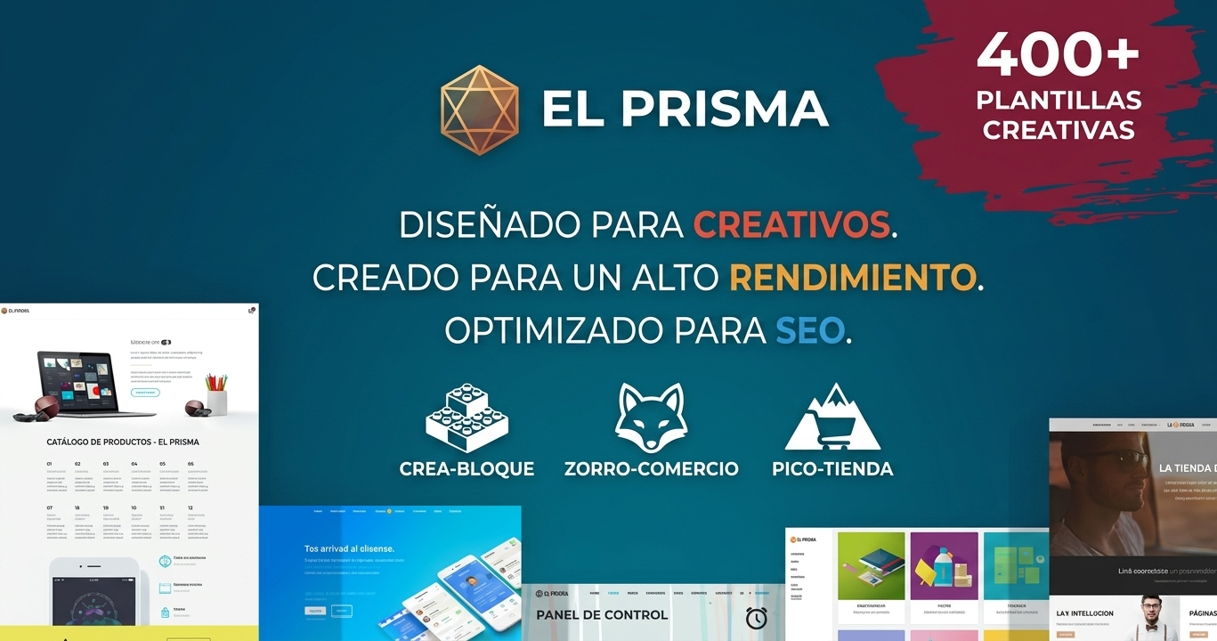 Plantilla El Prisma — Creativo / 400+ plantillas