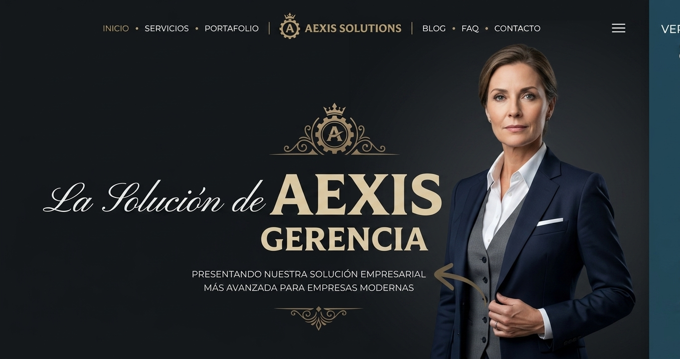 Plantilla Aexis Solutions — Empresarial / Consultoria